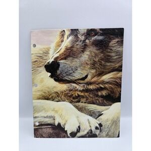 Raymond Geddes Wolf Folder Kids OS Brown Excellent 1998 Jan Martin McGuire Art